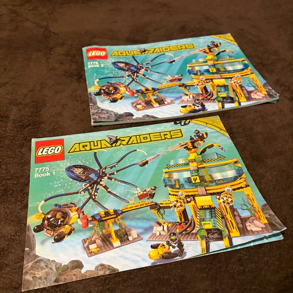 Lego Aqua Raiders Instruction Manuals
